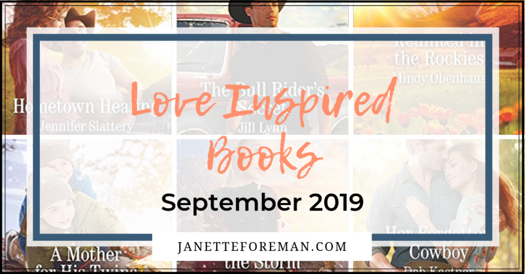 Love Inspired Books September 2019 - Author Janette Foreman Blog FB