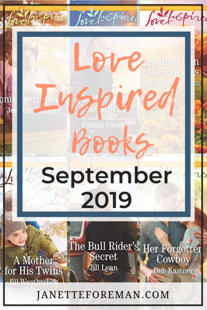 Love Inspired Books September 2019 - Author Janette Foreman Blog